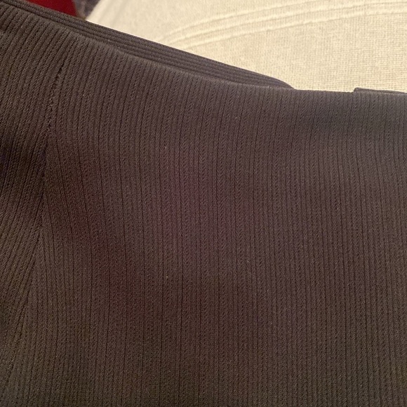 Garfield and Marks black on black striped pencil Skirt Straight short Size 4 - Picture 5 of 10